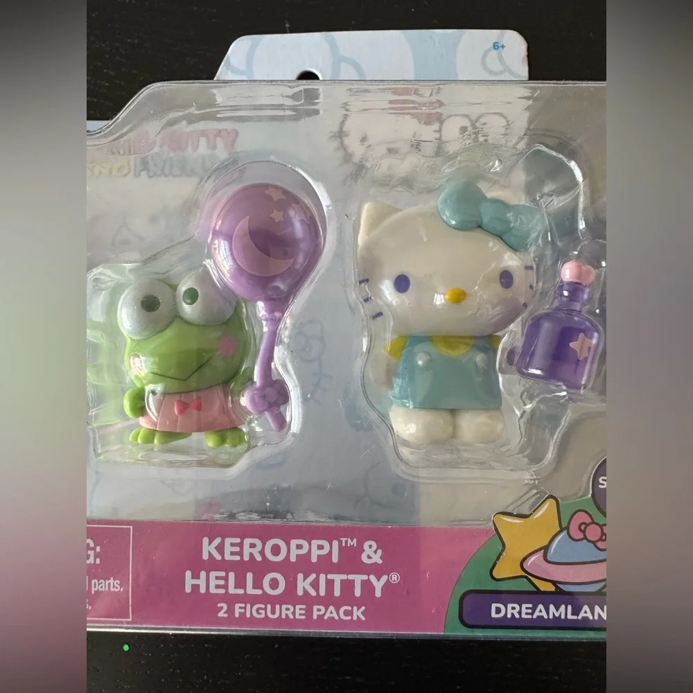 Sanrio Keroppi & Hello Kitty 2 figure pack‎